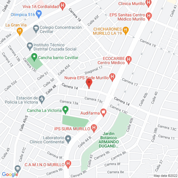 Map of Ingeniería Y Soluciones En Servicios Eléctricos Construcción Y Refrigeración De Colombia S.A.S.
