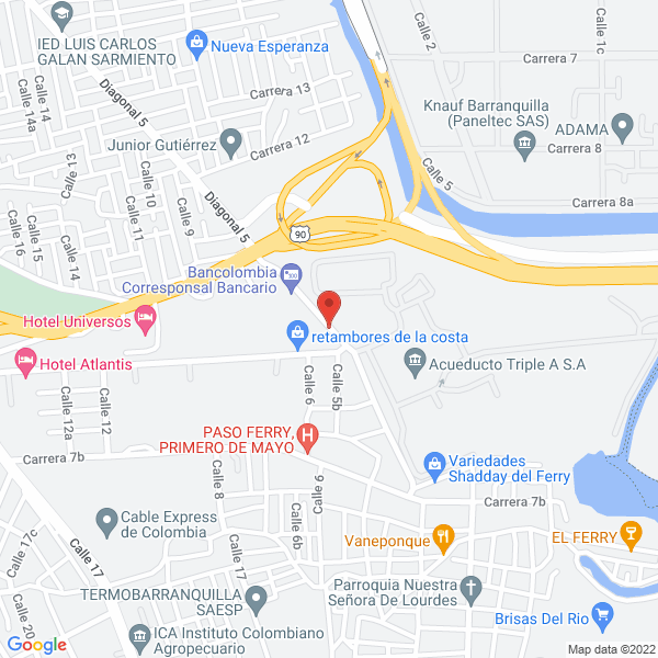 Map of J. G. V. Ingeniería S.A.S.