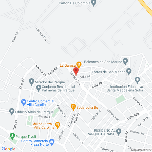 Map of Jaime Vergara C. & Betonsa S.A.S.