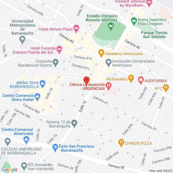 Map of Jurel Group Consultoría Y Monitoreo Ambiental S.A.S. Sigla Jurelgroup S.A.S.