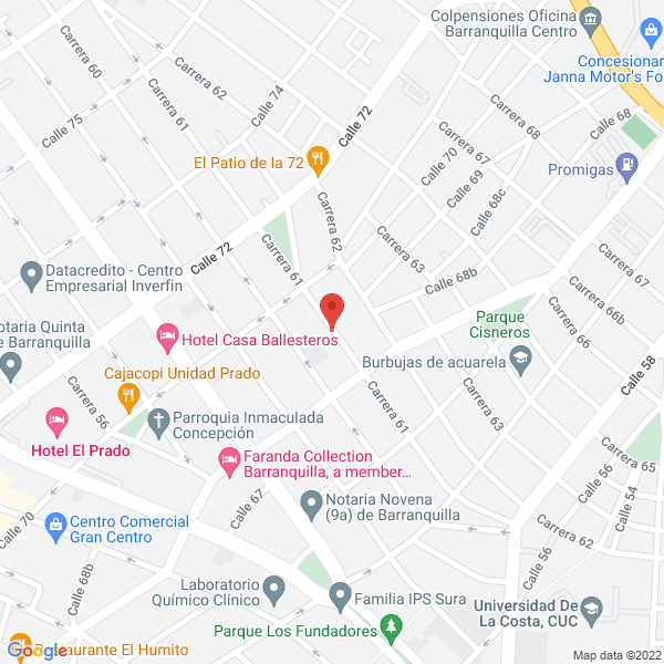 Map of Kreo Capacitaciones Y Asesorías S.A.S.
