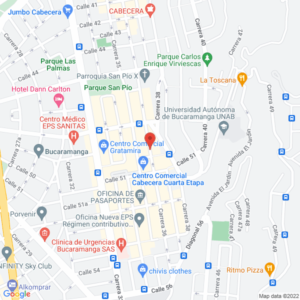 Map of Rehabilitdemos Ltda.