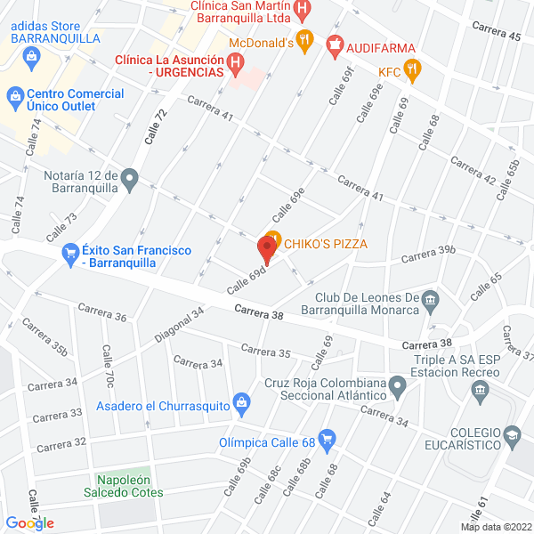 Map of Vilma Fashion Diseños