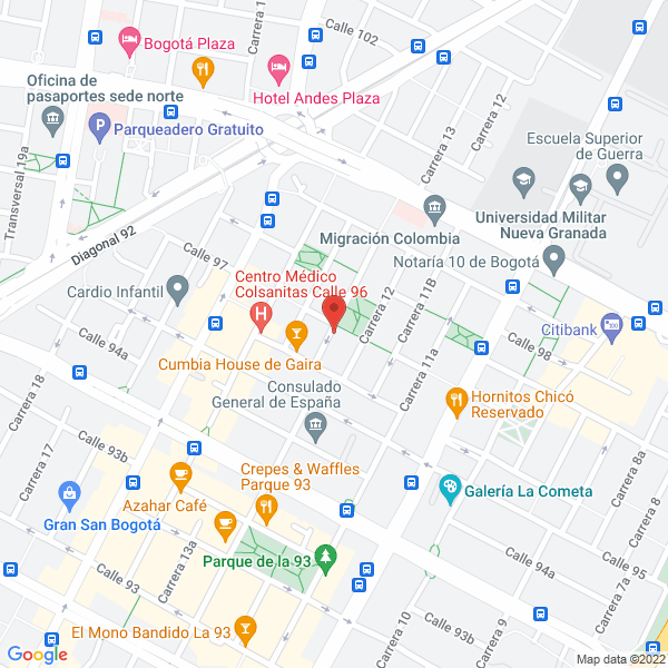 Mapa de Asesoria Juridica German Pabon Gomez
