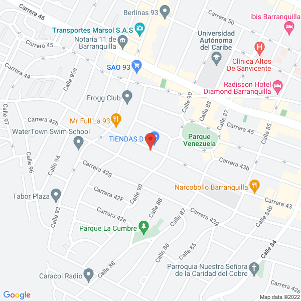 Map of El Armario De Los Niños