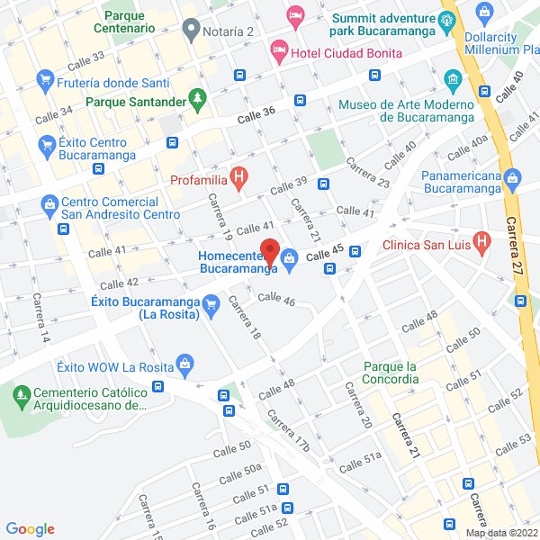 Map of Clínica De Maletines Y Bolsos El Porvenir
