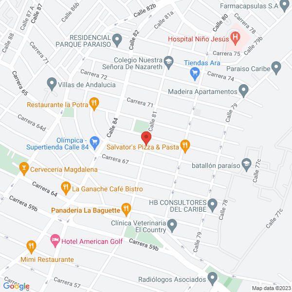Map of Peluquería Look Colors
