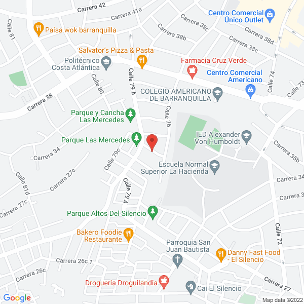 Map of Miss Moon Tienda Materna