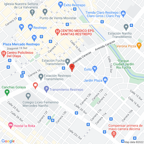 Mapa de Distribuciones Capulino