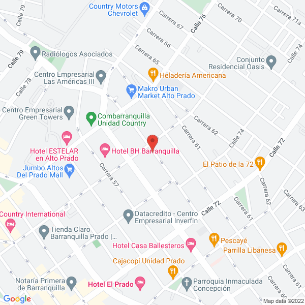 Map of Concertinas Y Cercas