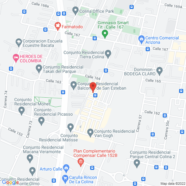 Mapa de Colegio El Vaticano
