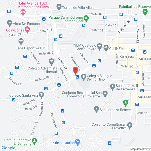 Map of Casa Medica Veterinaria