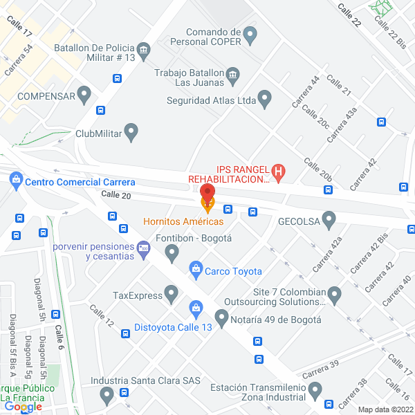 Mapa de Castellanos F.C