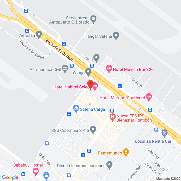 Mapa de Ecu Worldwide Colombia Sas