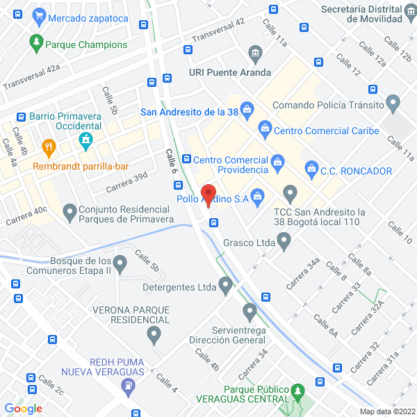 Mapa de El Olimpico De La 38