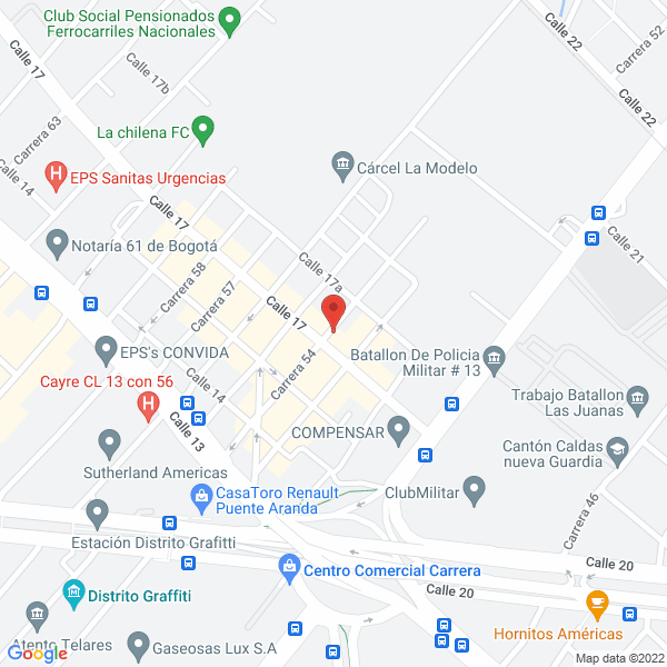 Mapa de Girem Ingenieria Ltda