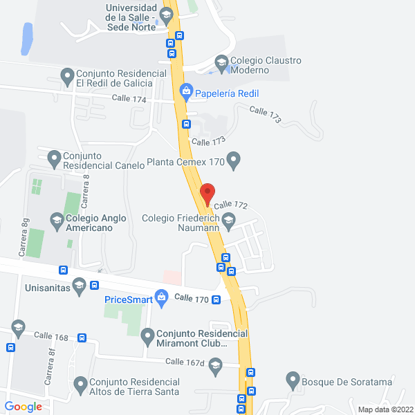 Mapa de Hormigon Urbano S.A.S.