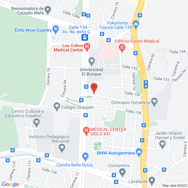 Mapa de Sabana Verde Constructores Sas