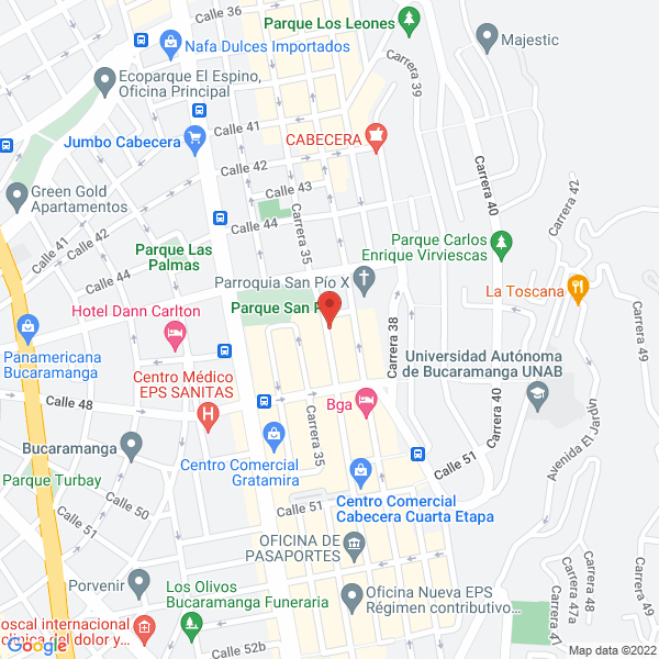 Map of Serret De Colombia Ltda