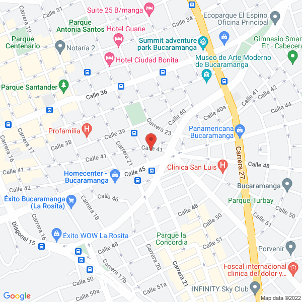 Map of Arte Y Talento