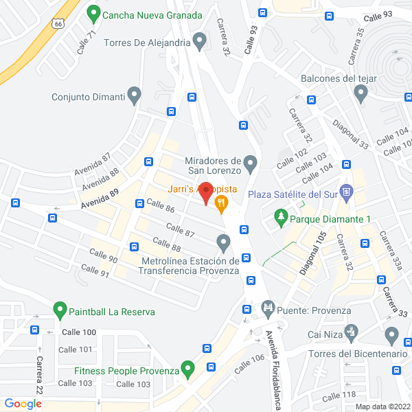 Map of Artesanos Unidos De Santander