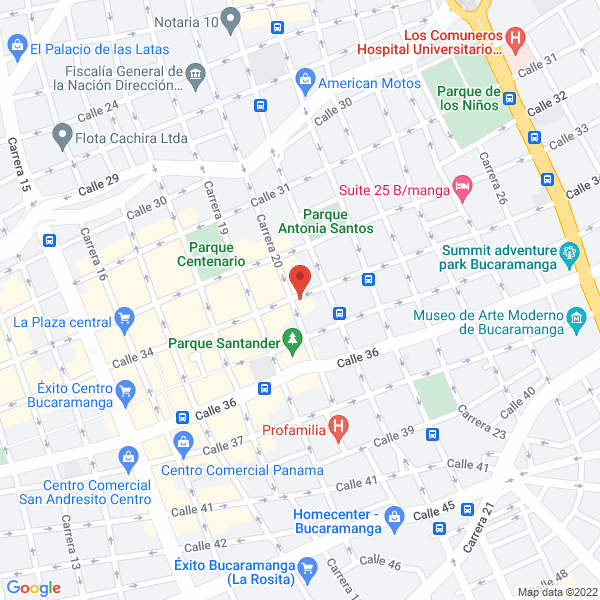 Map of Asesorías A.R.T