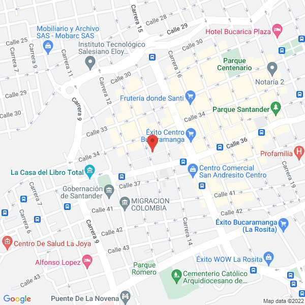 Map of Bodega Del Libro