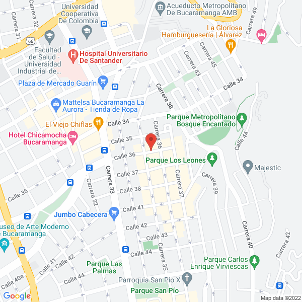 Map of Body & Skin Care Center