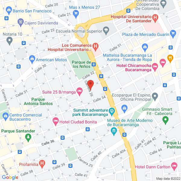 Map of Bonelly Limitada