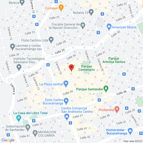 Map of Cafetería Rember