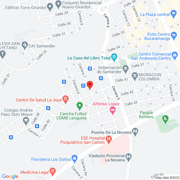 Map of Cafetería Sor Arepa
