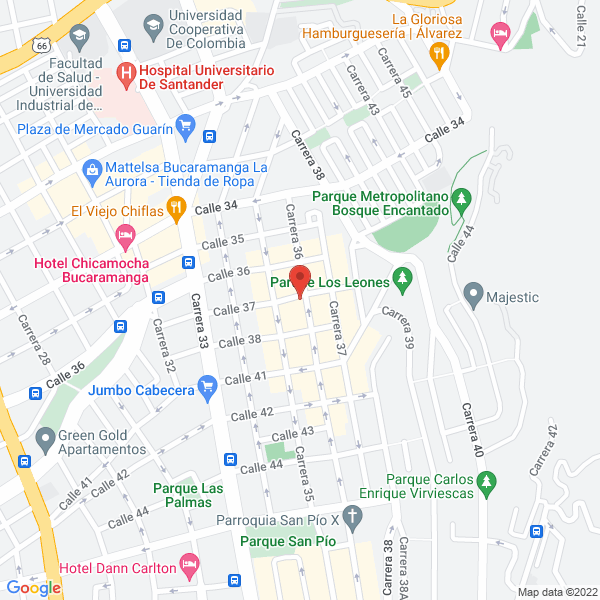 Map of Calizas De Colombia Ltda