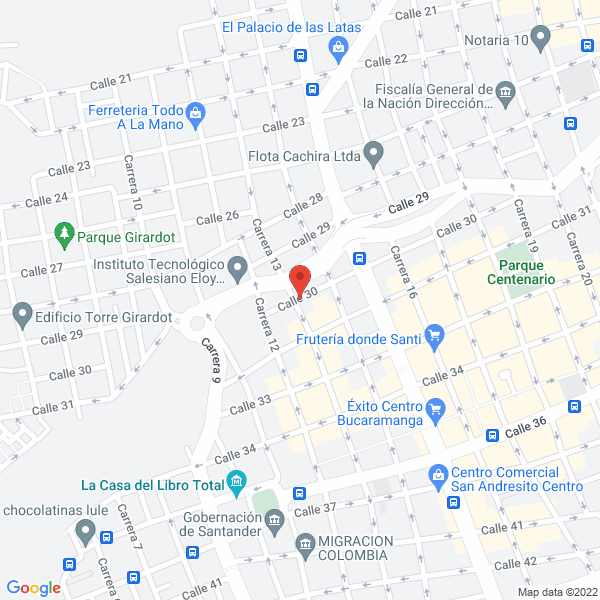 Map of Calzado Chadai
