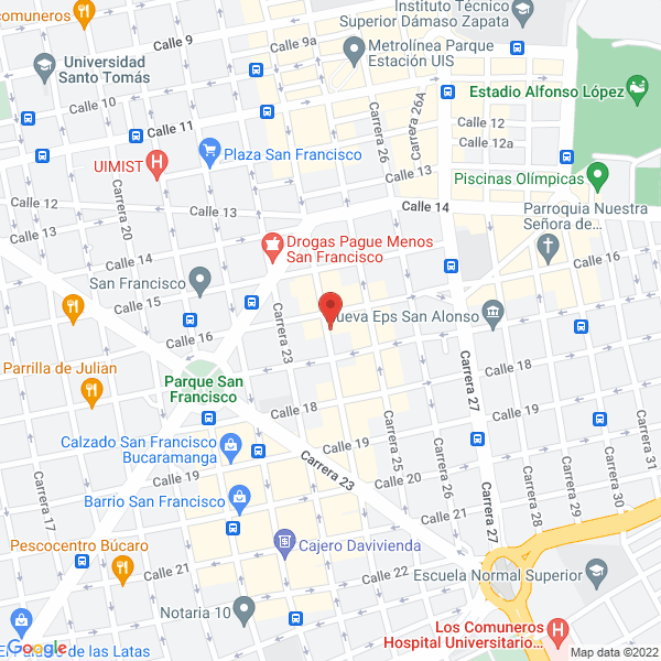 Map of Calzado Sanelly Shoes