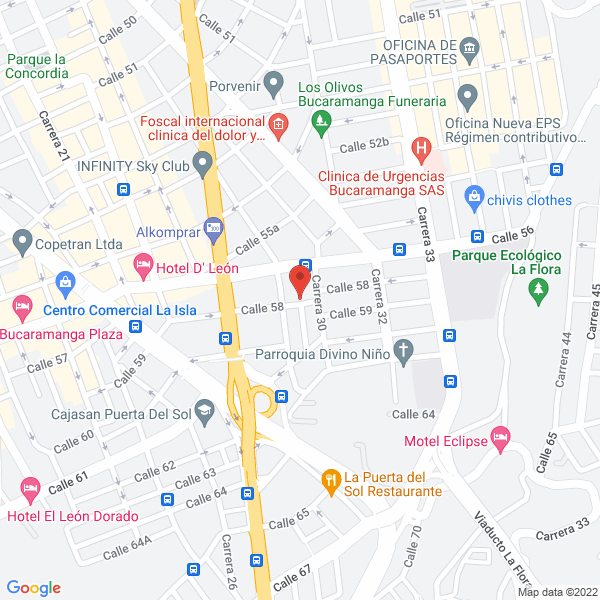 Map of Comunidad Cristiana El Encuentro