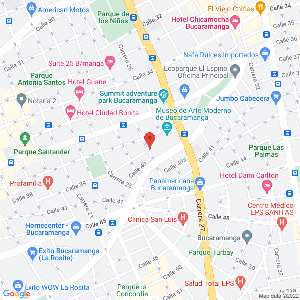 Map of Comunidad Cristiana Luz