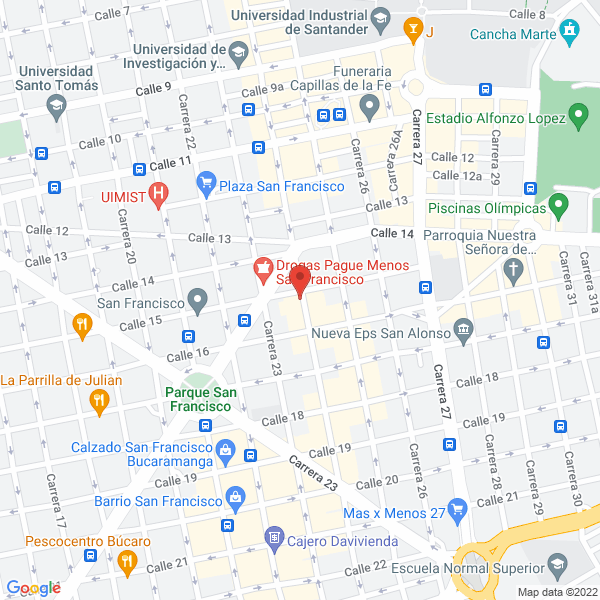 Map of Confecciones Cardiff