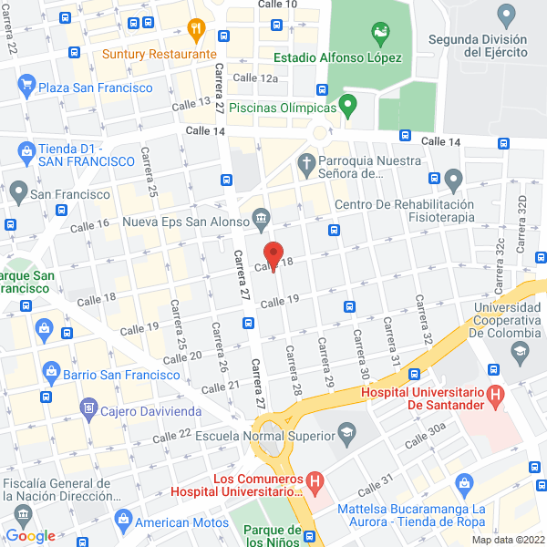 Map of Confecciones Richard