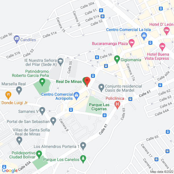 Map of Conjunto Residencial Torres De San Remo