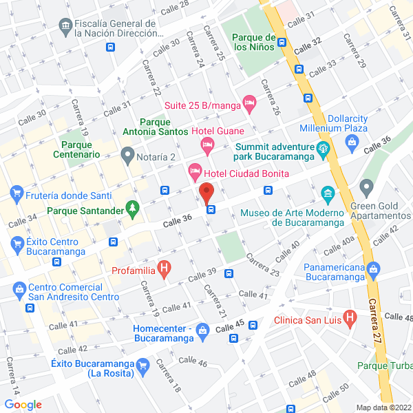 Map of Construcciones Gompor Ltda