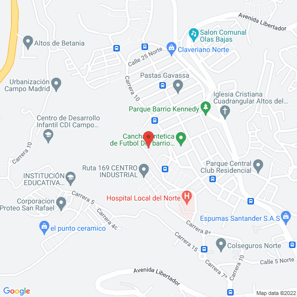 Map of Construcciones Y Soldadura