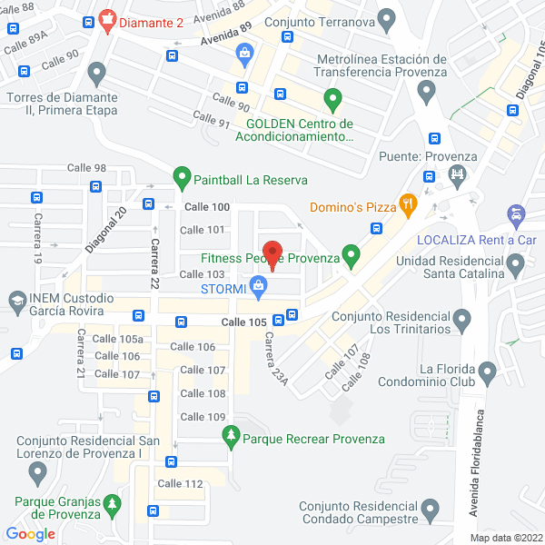 Map of Creaciones Mi Nenita Ltda.