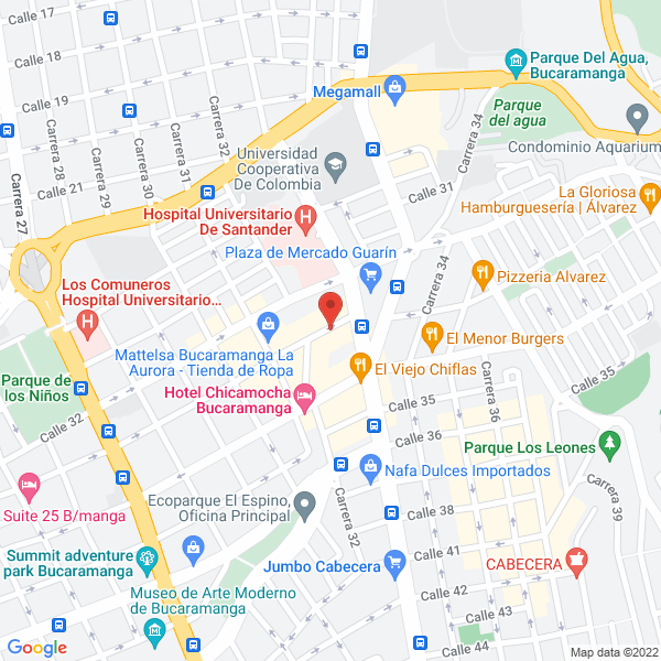 Map of Creaciones Monina