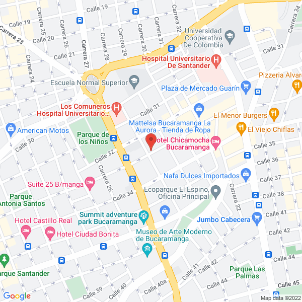 Map of Creaciones Pucheritos Ltda.