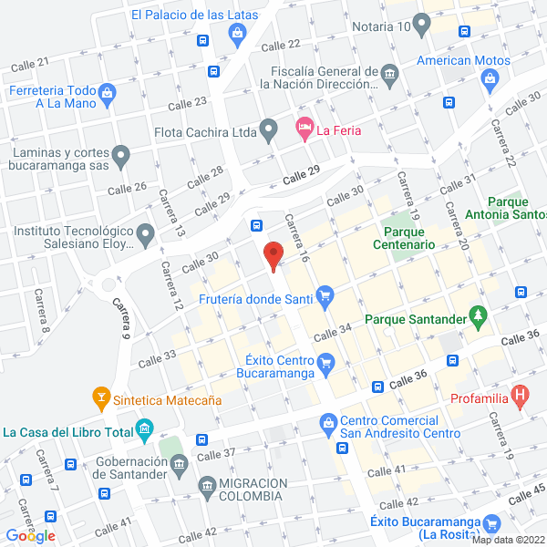 Map of Cristalería Variedades