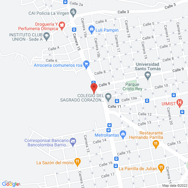 Map of D&Ng Ingenieria