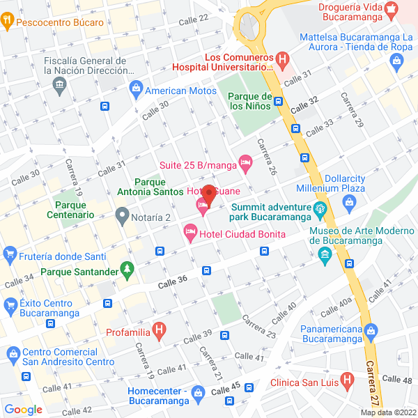 Map of D.H. Comercializadora
