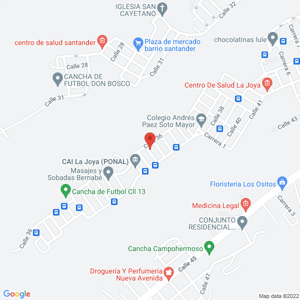 Map of Distribuciones Merco Electro