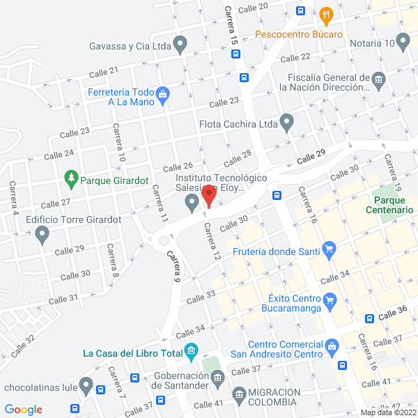 Map of Frenos Bucaramanga