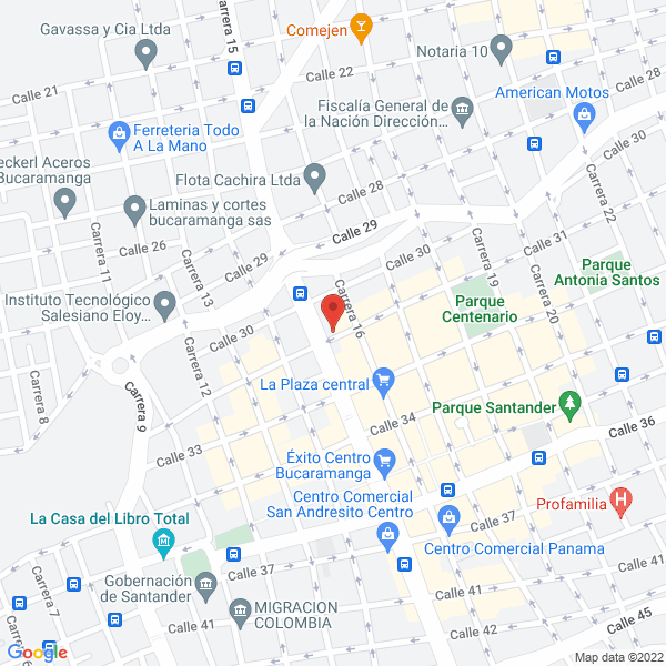 Map of Fuente De Soda Abc